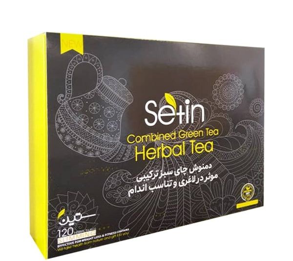 دمنوش لاغری چای سبز ترکیبی ۱۲۰ عددی